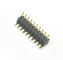 1.27mm  Pin Header Connector  Dalee single row 90°DIP 10 PIN black ROHS
